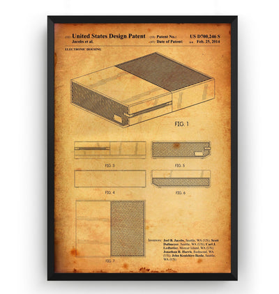 One Console 2014 Patent Print - Magic Posters