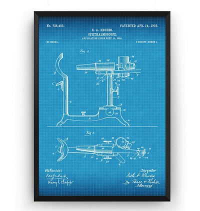 Ophthalmoscope 1903 Patent Print - Magic Posters