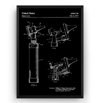 Otoscope 1977 Patent Print - Magic Posters