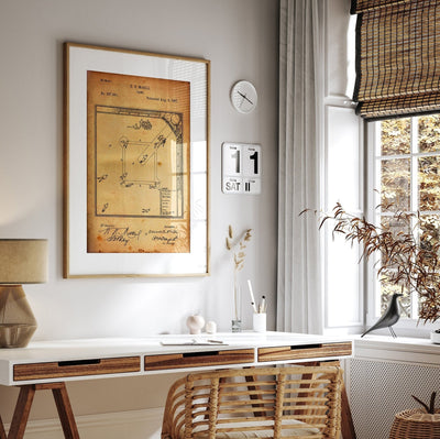 Our National Ball Game Patent Print - Magic Posters