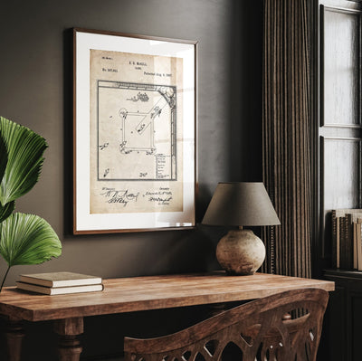 Our National Ball Game Patent Print - Magic Posters