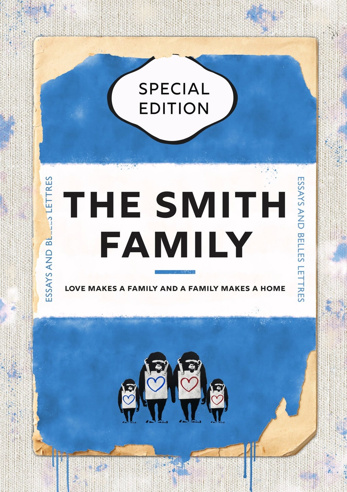 Personalised Book Cover Art Print (New Edition)