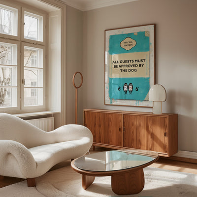 Personalised Book Cover Art Print (Aqua Blue) - Magic Posters