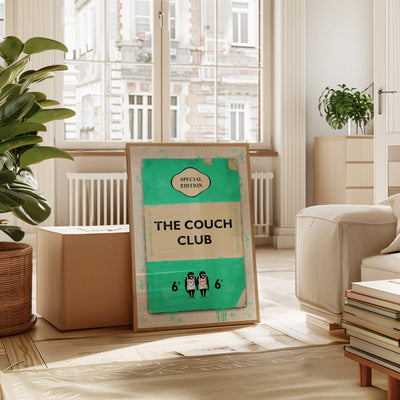 Personalised Book Cover Art Print (Aquamarine) - Magic Posters