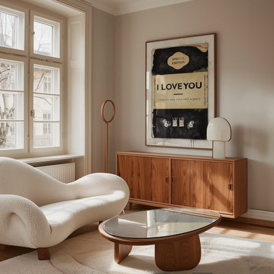 Personalised Book Cover Art Print (Black) - Magic Posters