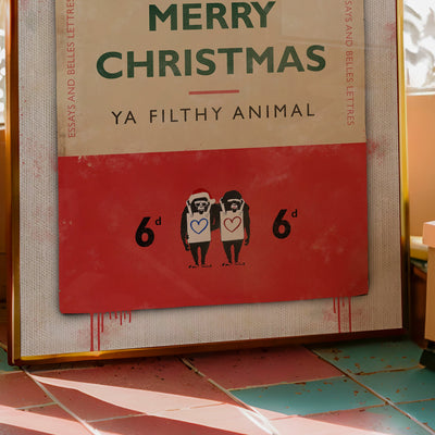 Personalised Book Cover Art Print (Christmas Edition) - Magic Posters