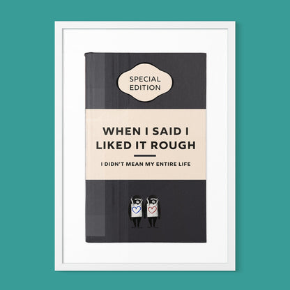 Personalised Book Cover Art Print (Classic Edition) - Magic Posters