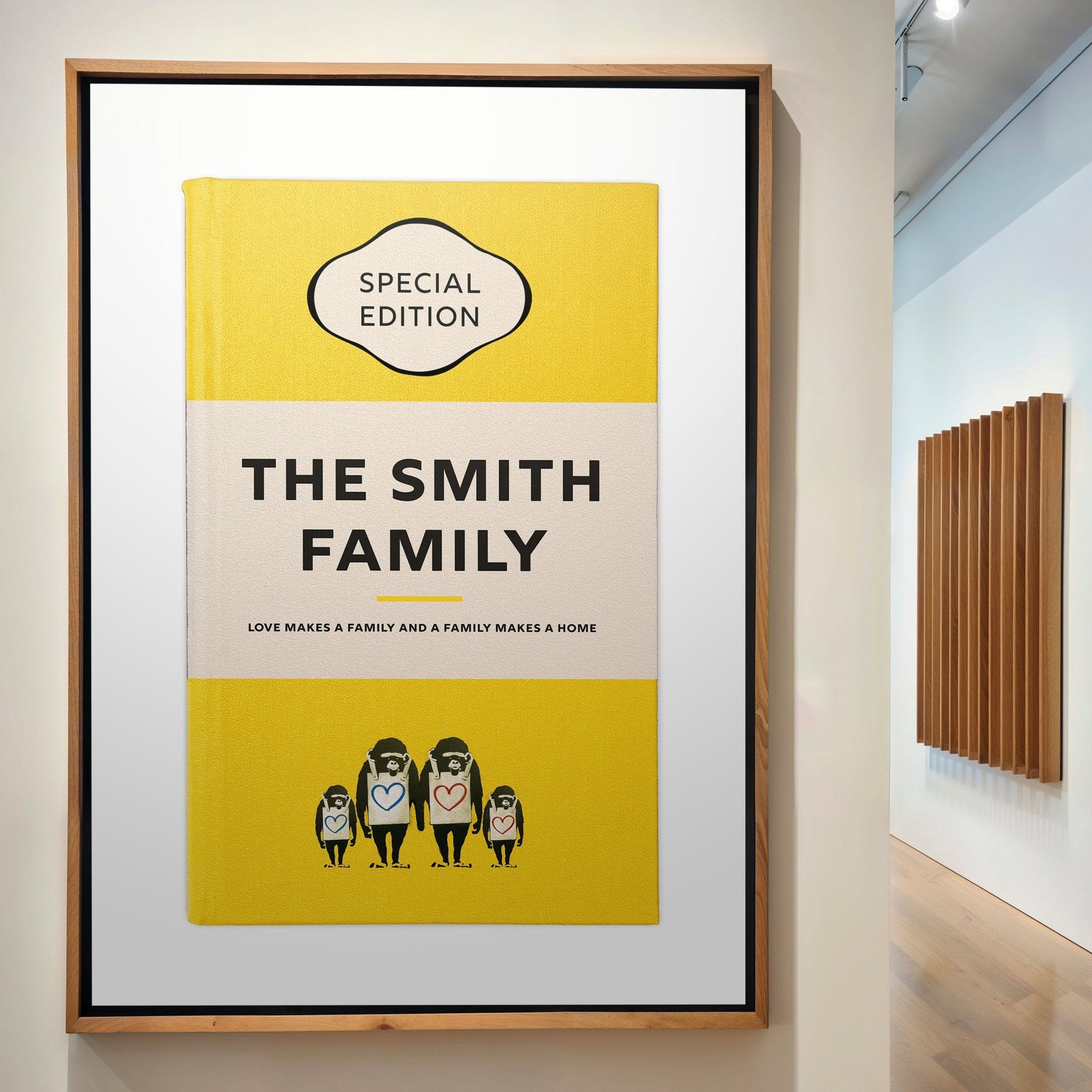 Personalised Book Cover Art Print (Classic Family Edition) - Magic Posters