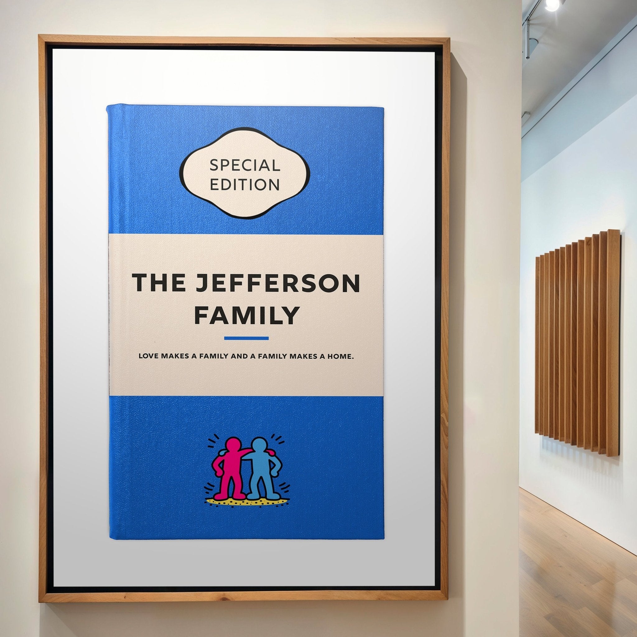 Personalised Book Cover Art Print (Family Pop Art Edition) - Magic Posters
