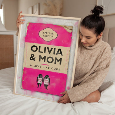 Personalised Book Cover Art Print (Mother's Day Edition) - Magic Posters