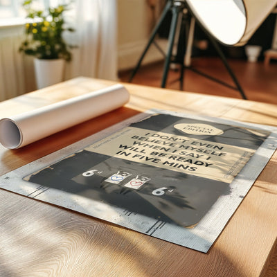 Personalised Book Cover Art Print (New Black) - Magic Posters
