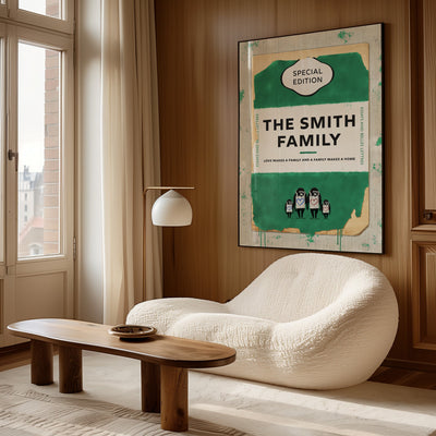 Personalised Book Cover Art Print (New Edition) - Magic Posters