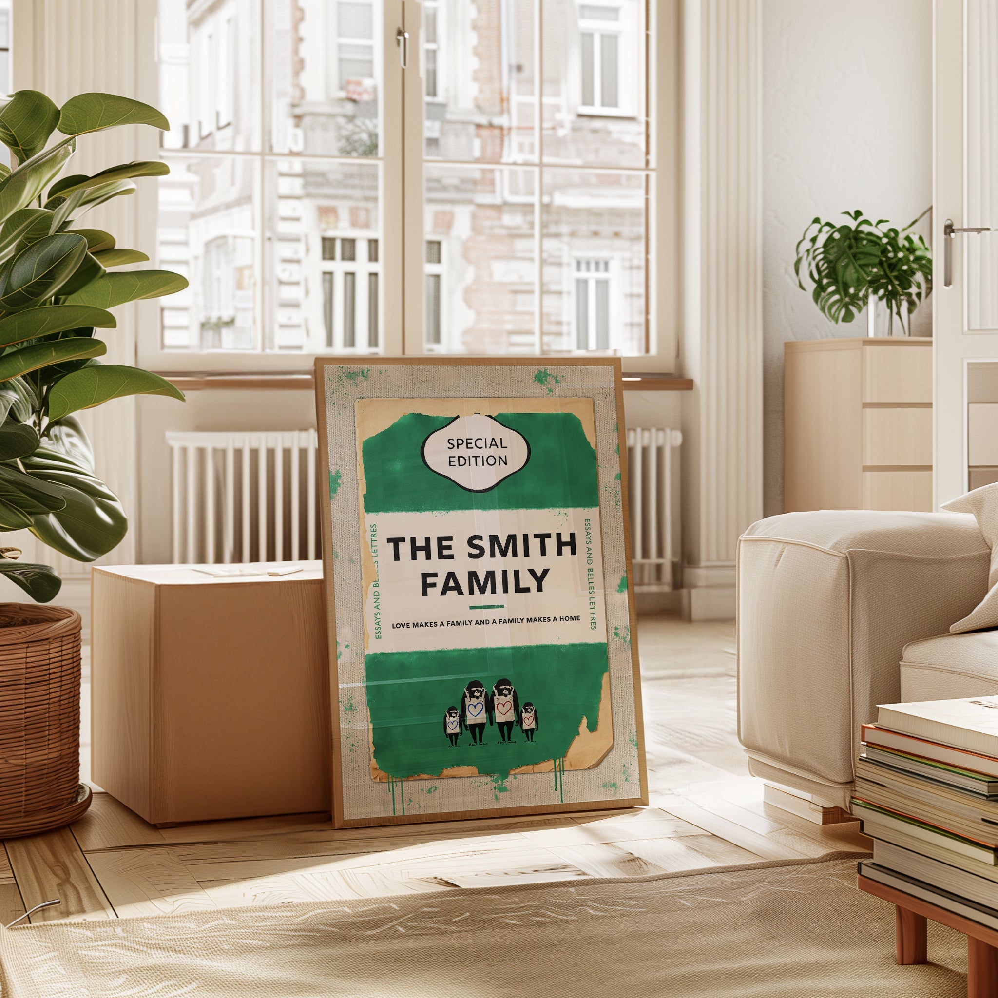 Personalised Book Cover Art Print (New Edition) - Magic Posters