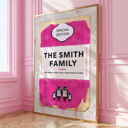 Personalised Book Cover Art Print (New Edition) - Magic Posters