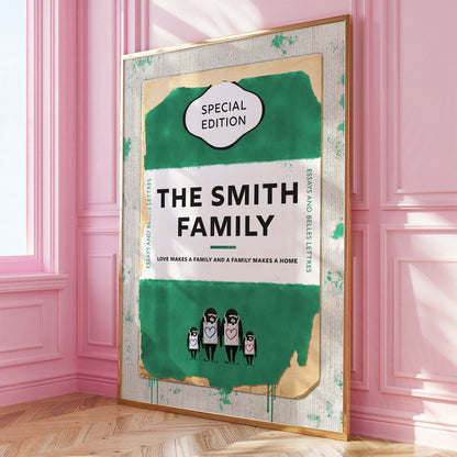 Personalised Book Cover Art Print (New Edition) - Magic Posters