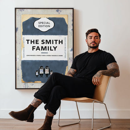 Personalised Book Cover Art Print (New Edition) - Magic Posters