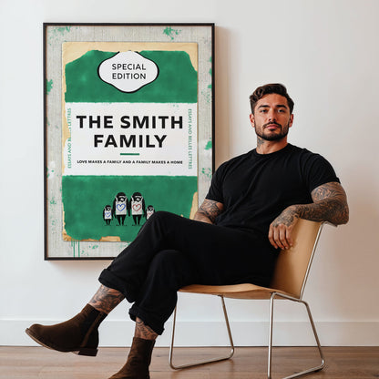 Personalised Book Cover Art Print (New Edition) - Magic Posters