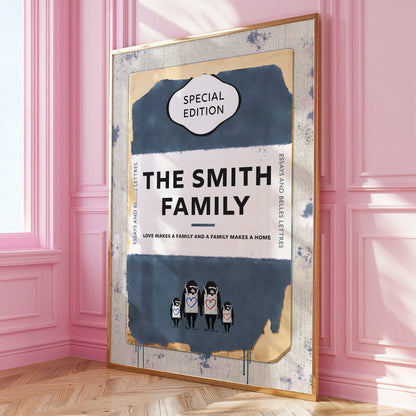 Personalised Book Cover Art Print (New Edition) - Magic Posters