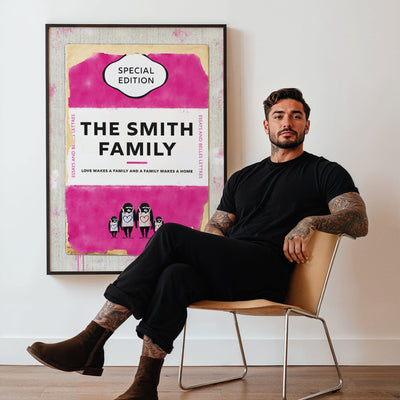 Personalised Book Cover Art Print (New Edition) - Magic Posters