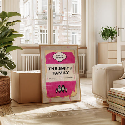 Personalised Book Cover Art Print (New Edition) - Magic Posters