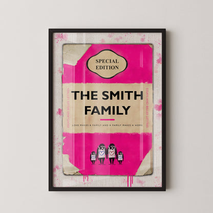 Personalised Book Cover Art Print (New Edition V2) - Magic Posters