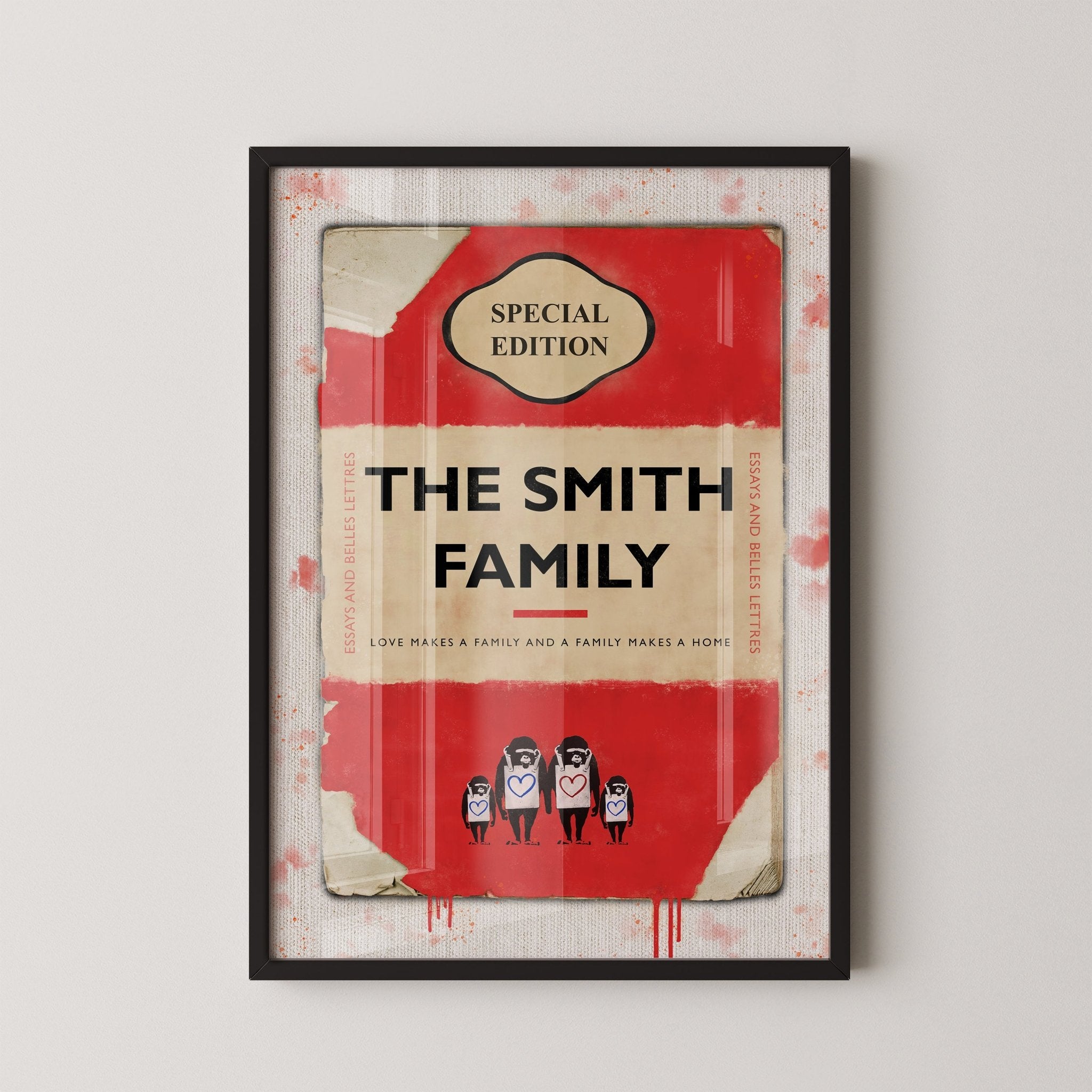 Personalised Book Cover Art Print (New Edition V2) - Magic Posters