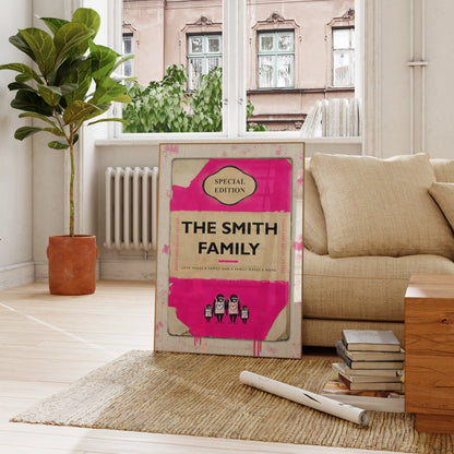 Personalised Book Cover Art Print (New Edition V2) - Magic Posters