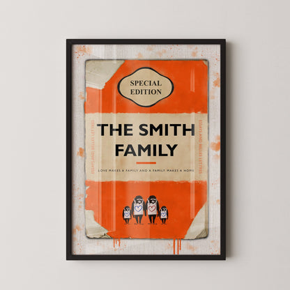 Personalised Book Cover Art Print (New Edition V2) - Magic Posters