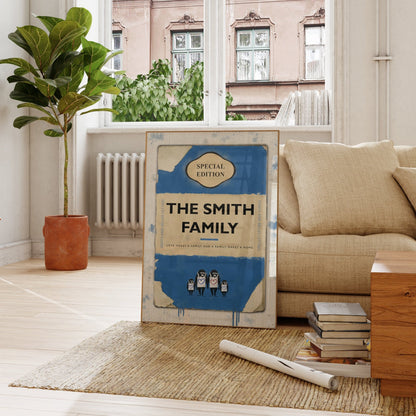 Personalised Book Cover Art Print (New Edition V2) - Magic Posters