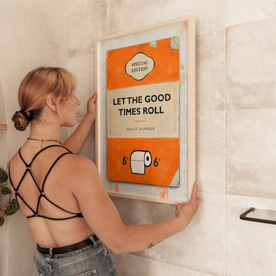 Personalised Book Cover Art Print (New Orange) - Magic Posters