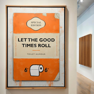 Personalised Book Cover Art Print (New Orange) - Magic Posters