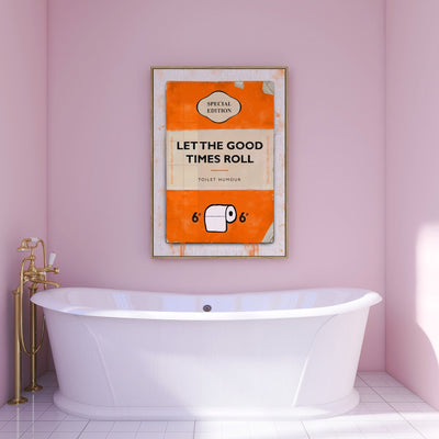 Personalised Book Cover Art Print (New Orange) - Magic Posters