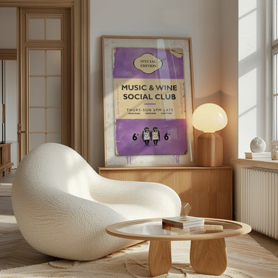 Personalised Book Cover Art Print (New Purple) - Magic Posters