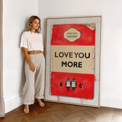 Personalised Book Cover Art Print (Love You More) - Magic Posters