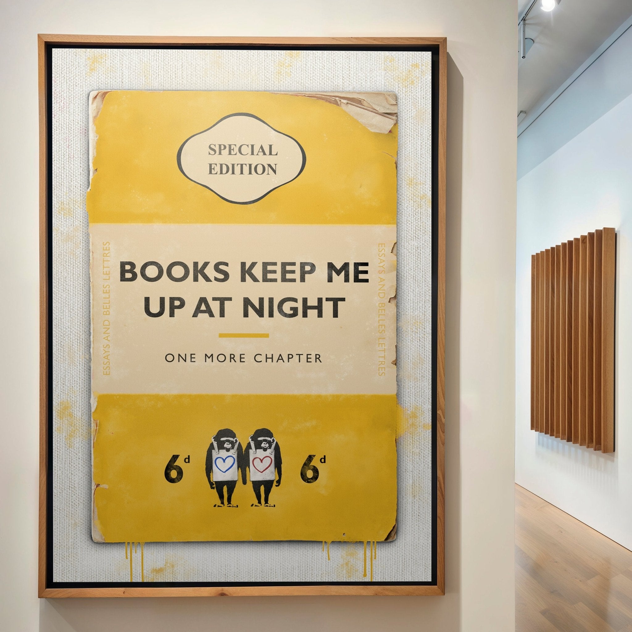 Personalised Book Cover Art Print (New Yellow) - Magic Posters