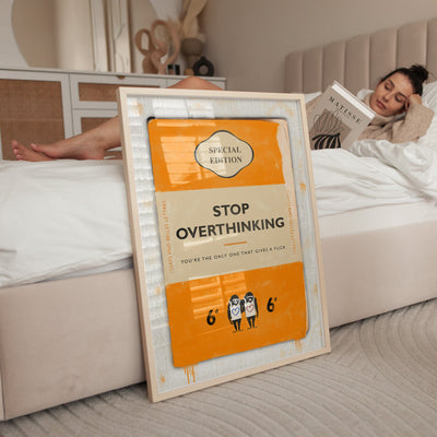 Personalised Book Cover Art Print (Orange V3) - Magic Posters