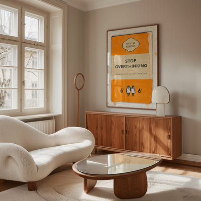 Personalised Book Cover Art Print (Orange V3) - Magic Posters