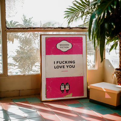 Personalised Book Cover Art Print (Oversized Design) - Magic Posters