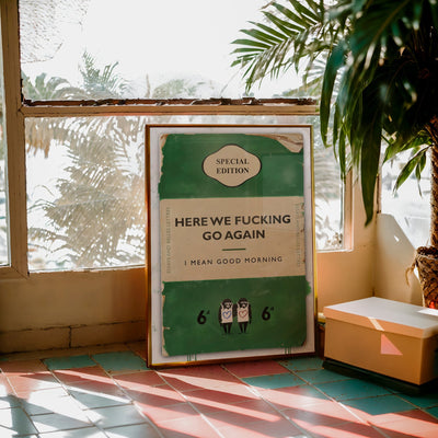 Personalised Book Cover Art Print (Oversized Design) - Magic Posters