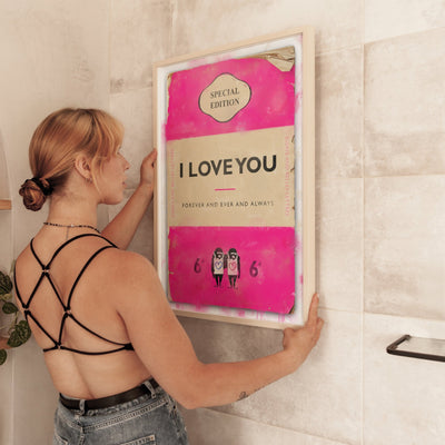 Personalised Book Cover Art Print (Oversized Design) - Magic Posters