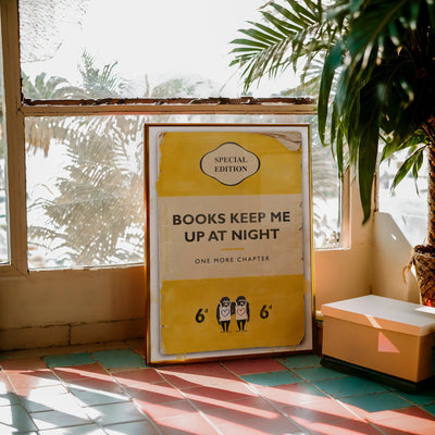 Personalised Book Cover Art Print (Oversized Design) - Magic Posters