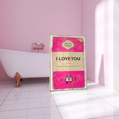 Personalised Book Cover Art Print (Oversized Design) - Magic Posters