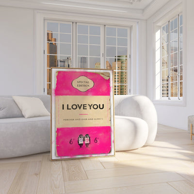 Personalised Book Cover Art Print (Oversized Design) - Magic Posters