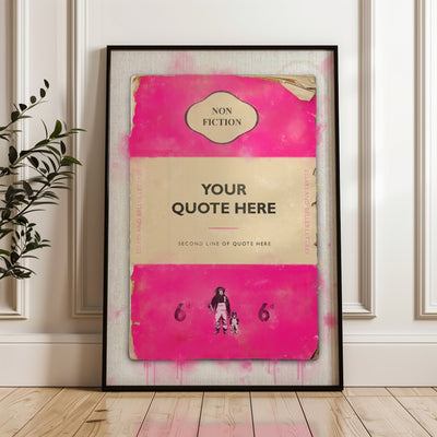 Personalised Book Cover Set Of 3 Art Prints - Magic Posters
