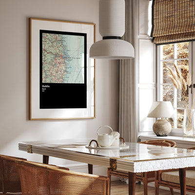 Personalised City Map Set Of 6 Prints - Magic Posters