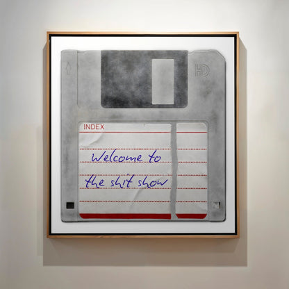 Personalised Floppy Disk Pop Art Print - Magic Posters