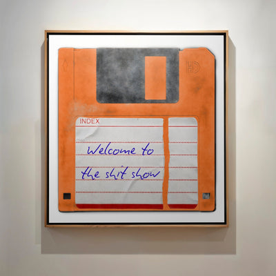 Personalised Floppy Disk Pop Art Print - Magic Posters