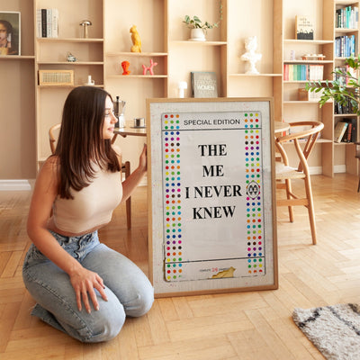 Personalised Multi Colour Spots Book Cover Art Print - Magic Posters