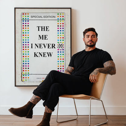 Personalised Multi Colour Spots Book Cover Art Print - Magic Posters