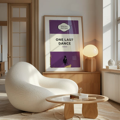 Personalised One Last Dance Book Cover Art Print - Magic Posters